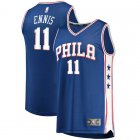 Camiseta James Ennis 11 Philadelphia 76ers Icon Edition Azul Hombre
